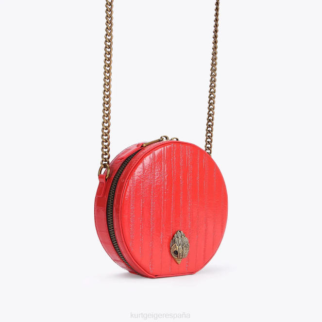 Kurt Geiger mujer bolso london redondo pequeño shoreditch 2LPR139 | bolsas rojo